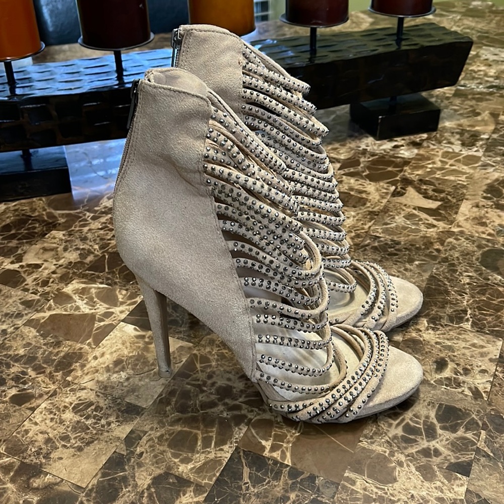 Strappy heels